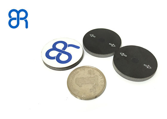 Печатный пластинчатый антиметаллический тег для управления инструментами Размер Φ30 * 3,6 мм для окружающей среды металлов